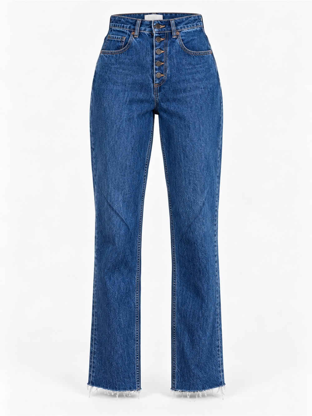 Decade Pamela Jeans Size 25 Dark Wash High Rise Button Fly Tapered Leg Casual